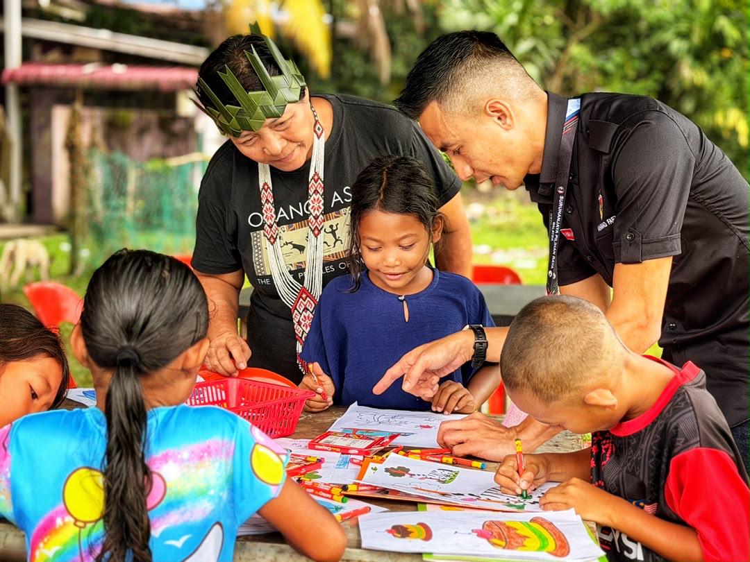 Program bersama kanak-kanak Orang Asli